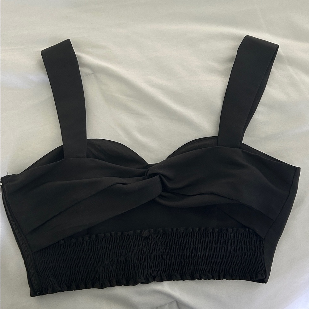 Sachin + Babi Black Crop Top - Picture 2 of 5